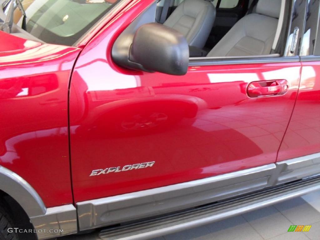 2004 Explorer XLT 4x4 - Redfire Metallic / Graphite photo #3