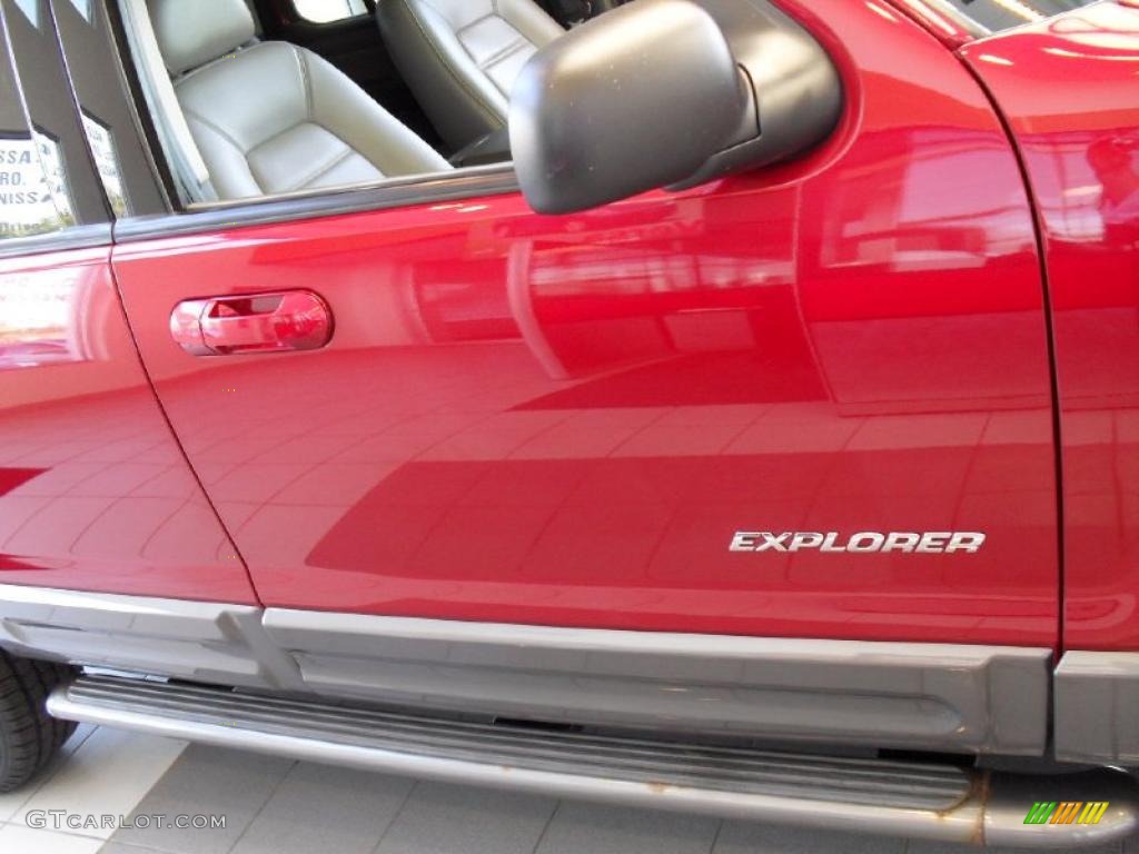 2004 Explorer XLT 4x4 - Redfire Metallic / Graphite photo #9