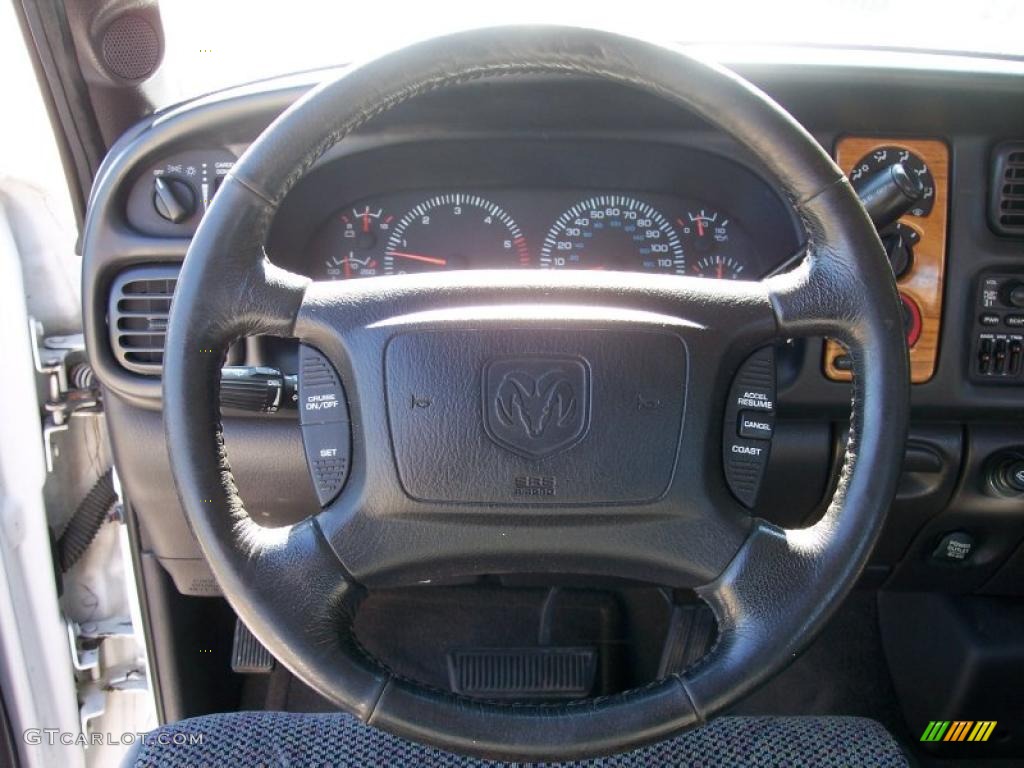 2001 Ram 1500 SLT Club Cab - Bright White / Agate photo #26