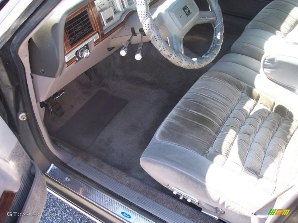 1989 Grand Marquis LS - Graphite Metallic / Grey photo #7