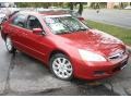 2007 Moroccan Red Pearl Honda Accord EX-L V6 Sedan  photo #3