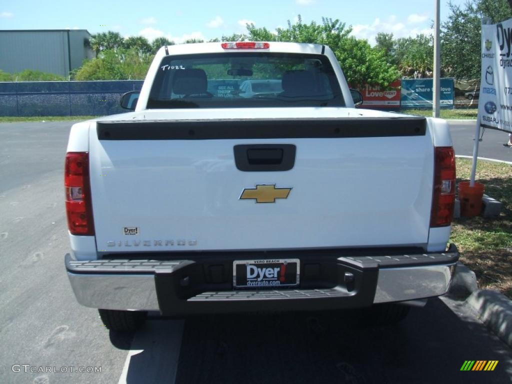 2011 Silverado 1500 LT Extended Cab - Summit White / Dark Titanium photo #5