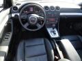 Black 2009 Audi A4 2.0T quattro Cabriolet Interior Color
