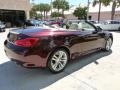 2009 Midnight Garnet Metallic Infiniti G 37 Convertible  photo #6