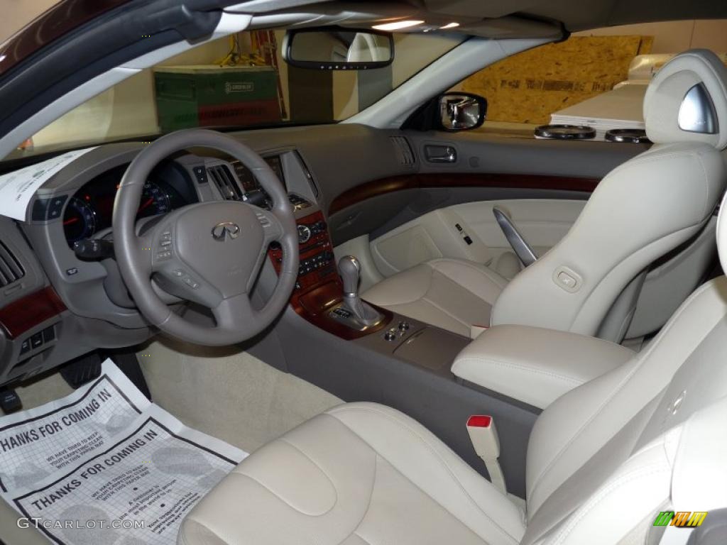 Wheat Interior 2009 Infiniti G 37 Convertible Photo #37868416