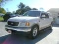 2001 Oxford White Ford F150 Lariat SuperCrew  photo #8