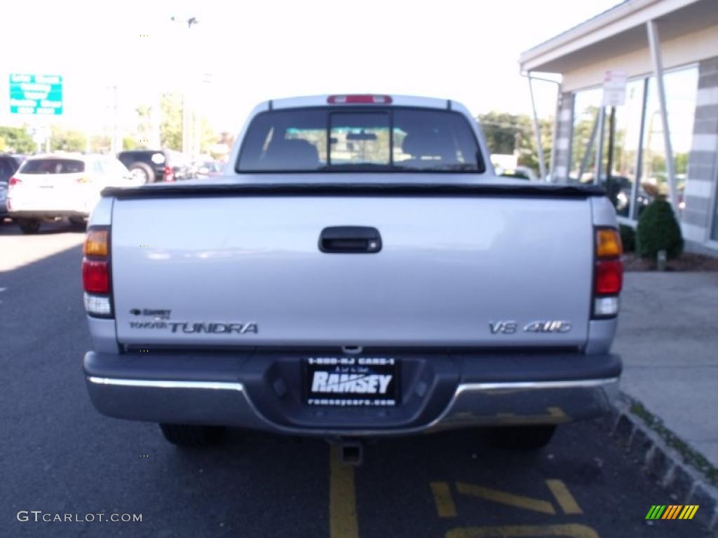 2000 Tundra SR5 Extended Cab 4x4 - Platinum Metallic / Light Charcoal photo #5