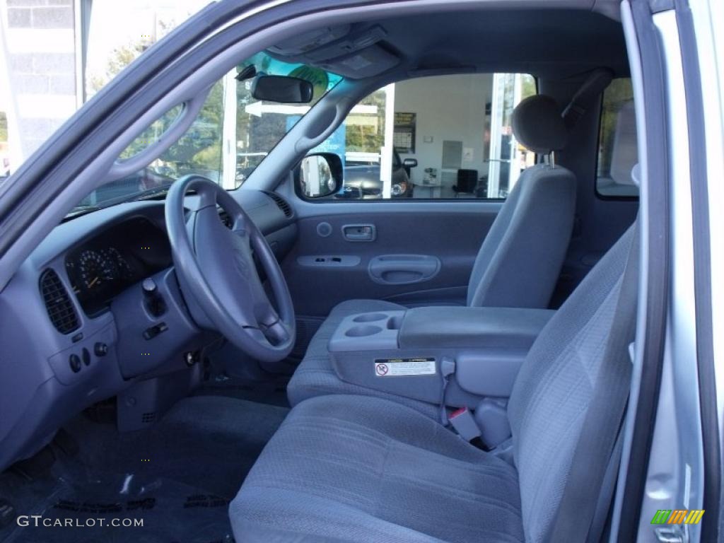 2000 Tundra SR5 Extended Cab 4x4 - Platinum Metallic / Light Charcoal photo #9