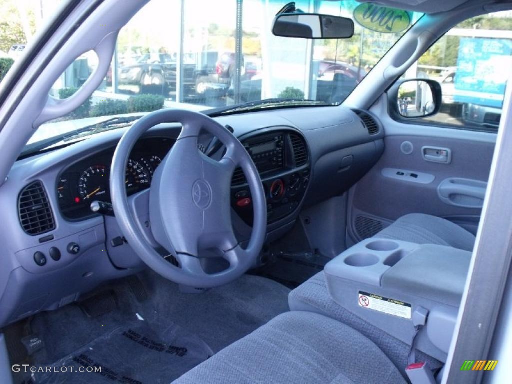 2000 Tundra SR5 Extended Cab 4x4 - Platinum Metallic / Light Charcoal photo #10