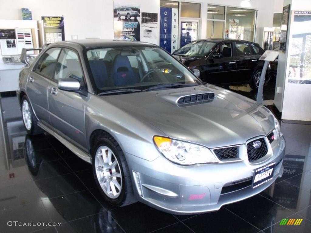 Urban Gray Metallic 2007 Subaru Impreza WRX STi Exterior Photo #37871176