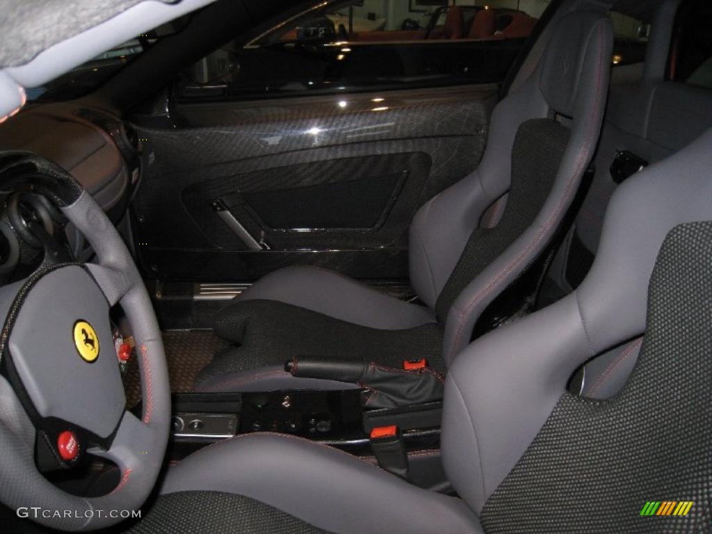 Charcoal Interior 2009 Ferrari F430 Scuderia Coupe Photo #37872676