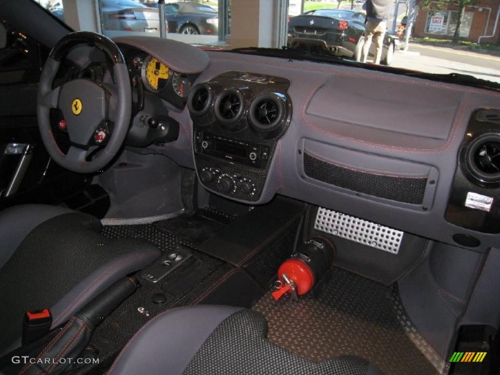 Charcoal Interior 2009 Ferrari F430 Scuderia Coupe Photo #37872724