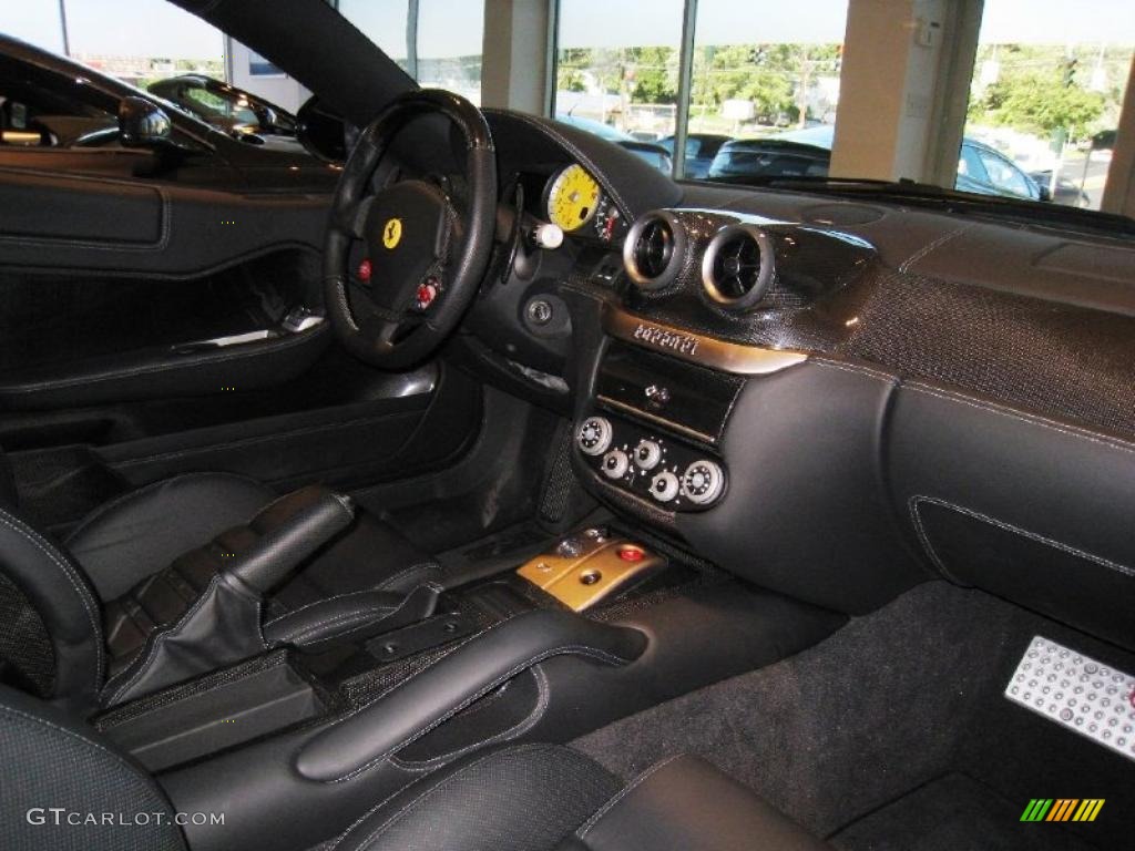 Black Interior 2009 Ferrari 599 GTB Fiorano Standard 599 GTB Fiorano Model Photo #37873064