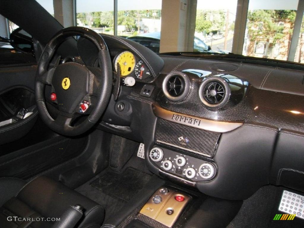 Black Interior 2009 Ferrari 599 GTB Fiorano Standard 599 GTB Fiorano Model Photo #37873112