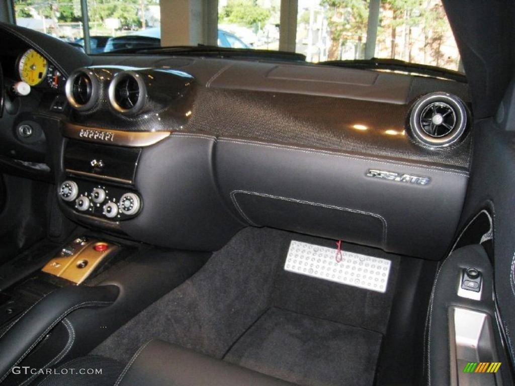 Black Interior 2009 Ferrari 599 GTB Fiorano Standard 599 GTB Fiorano Model Photo #37873128