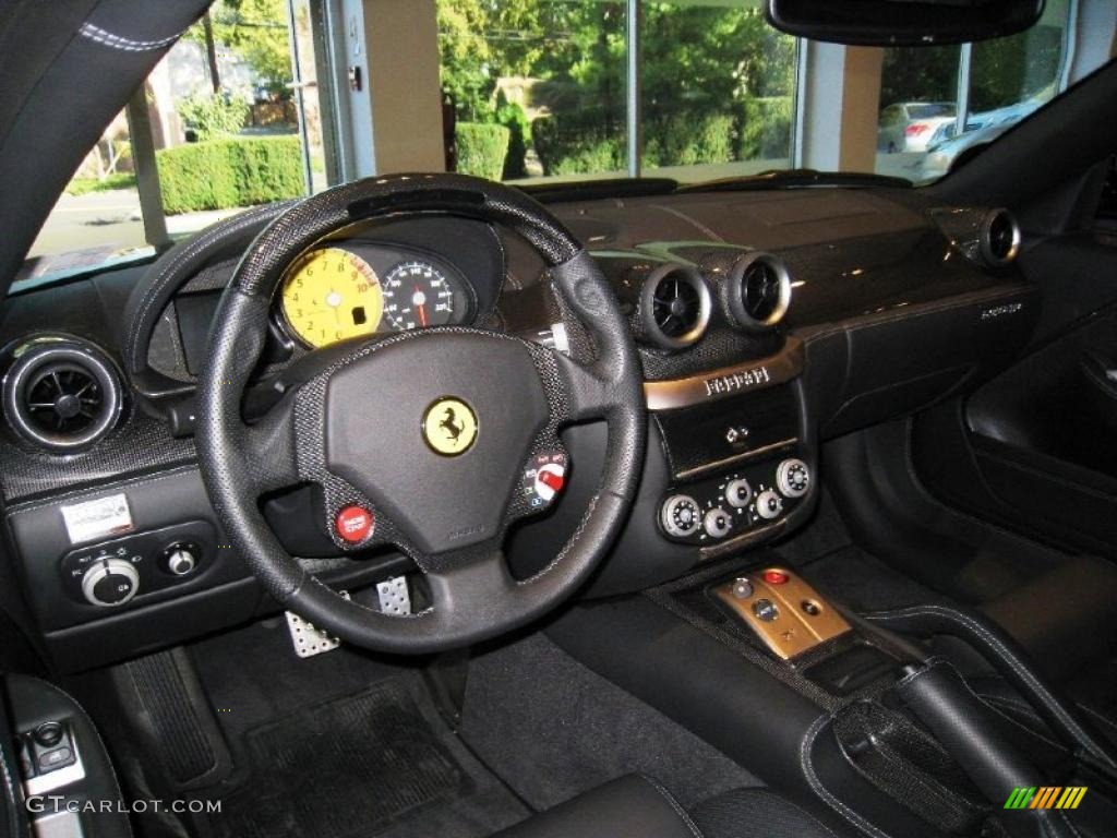 2009 Ferrari 599 GTB Fiorano Standard 599 GTB Fiorano Model Black Steering Wheel Photo #37873144
