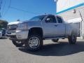 Sheer Silver Metallic - Silverado 1500 LT Extended Cab 4x4 Photo No. 1