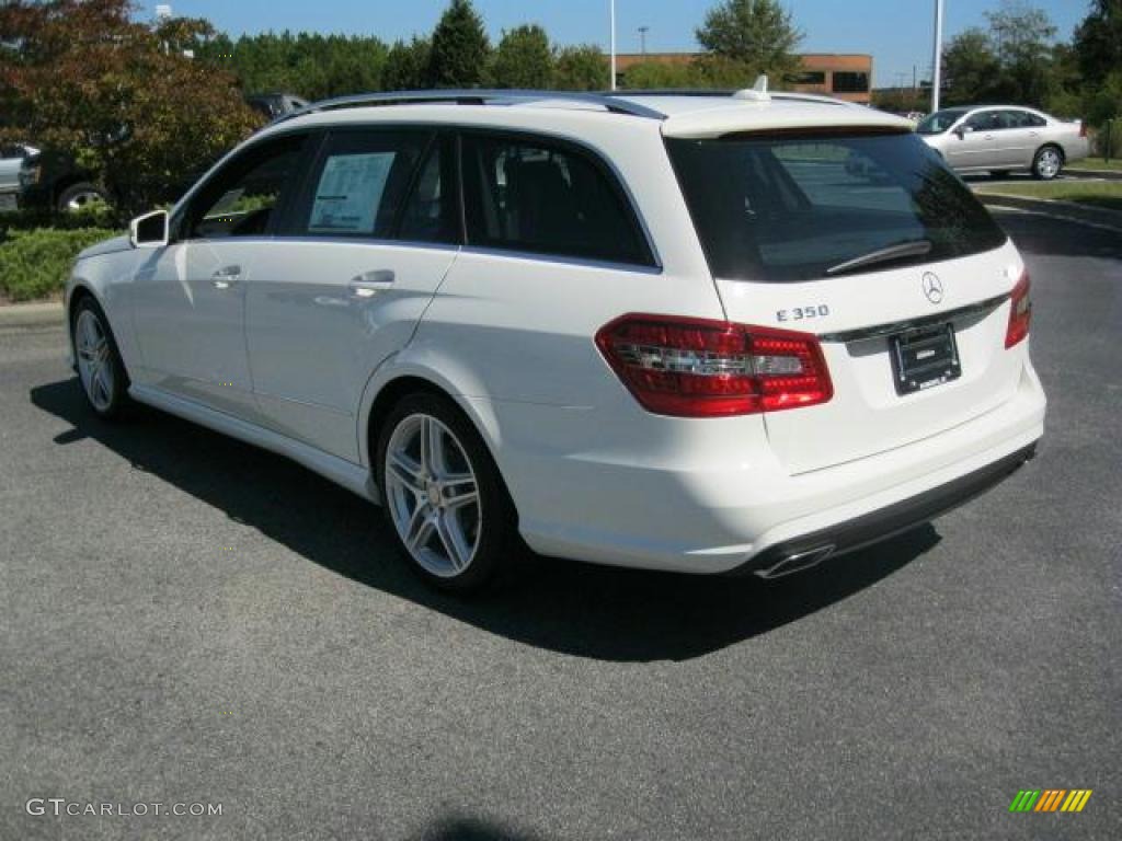 2011 E 350 4Matic Wagon - Arctic White / Almond/Black photo #3
