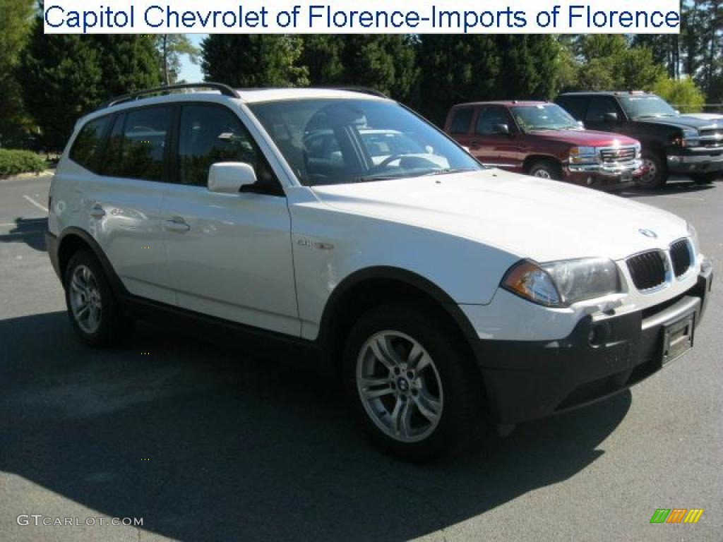 Alpine White BMW X3