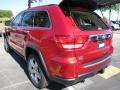 2011 Inferno Red Crystal Pearl Jeep Grand Cherokee Overland  photo #9