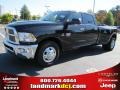 Brilliant Black Crystal Pearl 2011 Dodge Ram 3500 HD Big Horn Crew Cab Dually
