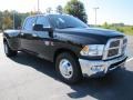 Brilliant Black Crystal Pearl - Ram 3500 HD Big Horn Crew Cab Dually Photo No. 4