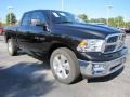 2011 Brilliant Black Crystal Pearl Dodge Ram 1500 Big Horn Quad Cab  photo #4