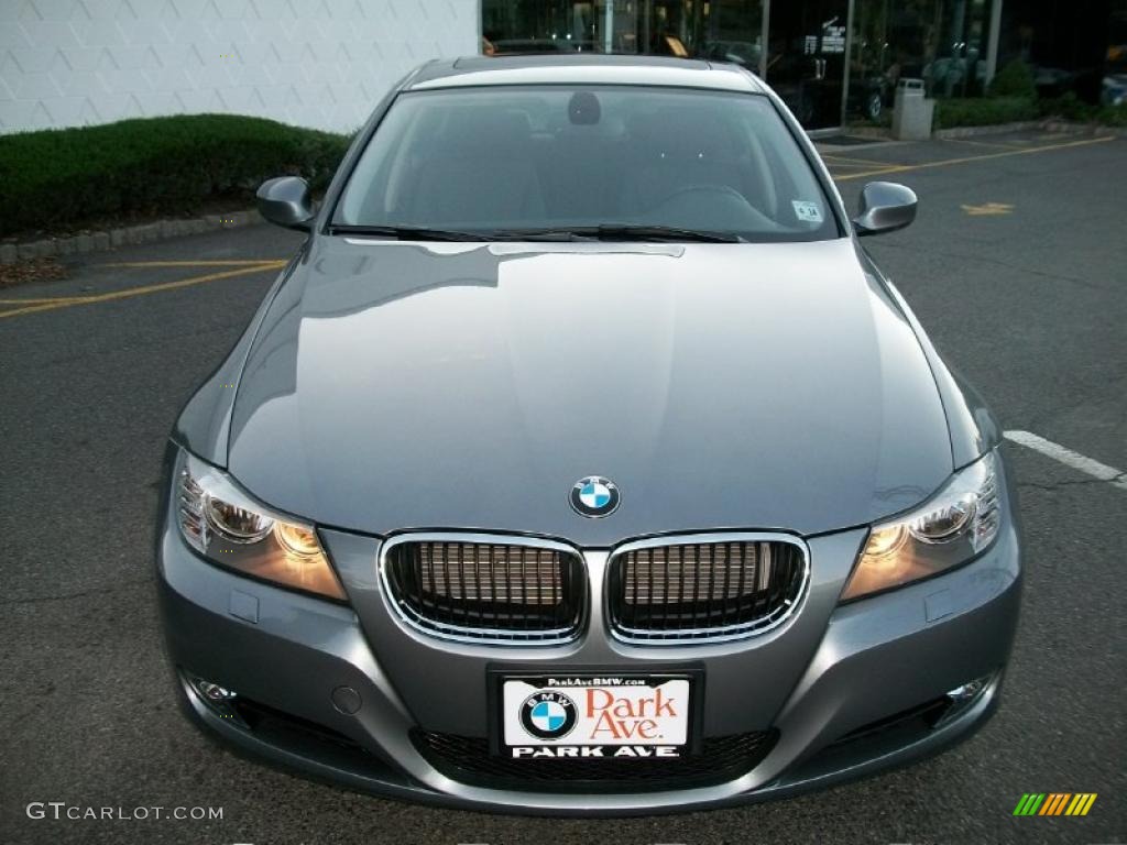 2011 3 Series 328i xDrive Sedan - Space Gray Metallic / Black photo #2