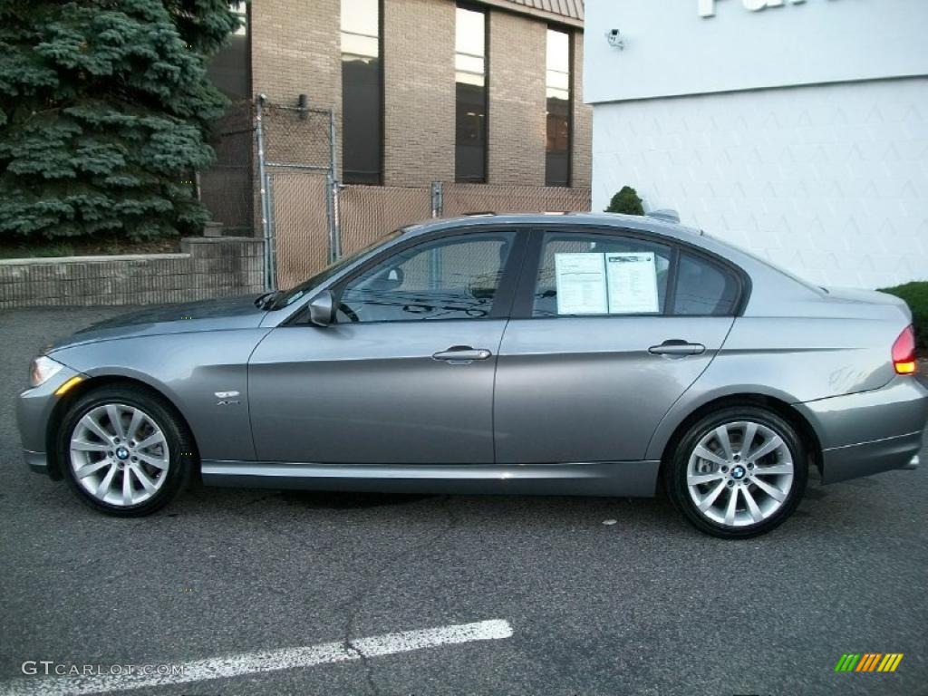 2011 3 Series 328i xDrive Sedan - Space Gray Metallic / Black photo #8