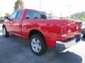 2011 Flame Red Dodge Ram 1500 Big Horn Quad Cab  photo #2