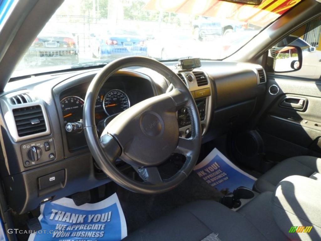 2007 Canyon SLE Crew Cab - Sport Blue / Dark Pewter photo #7