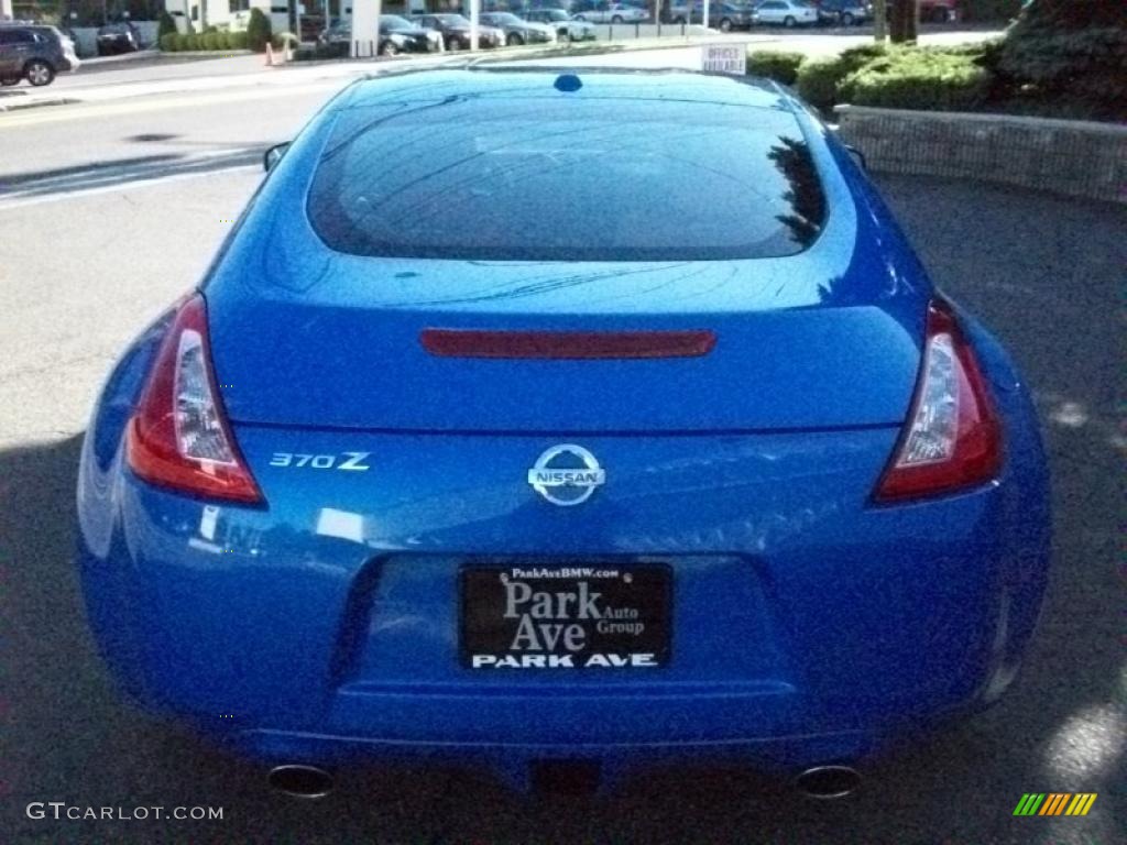 2009 370Z Touring Coupe - Monterey Blue / Persimmon Leather photo #6