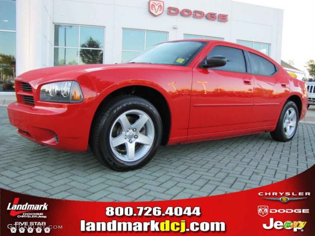 2009 Charger SE - TorRed / Dark Slate Gray photo #1