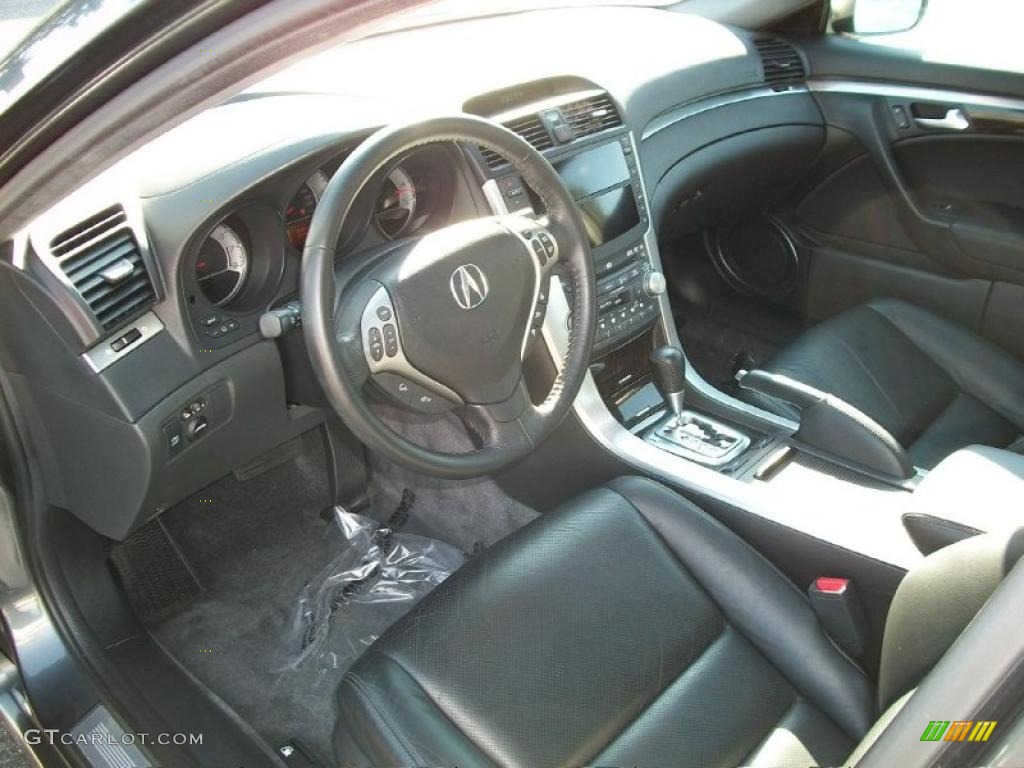 Ebony Interior 2008 Acura TL 3.2 Photo #37885748
