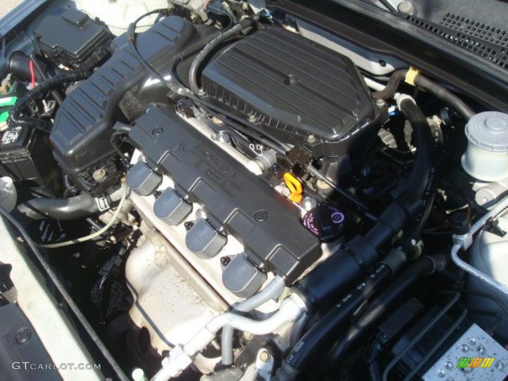 2001 Honda Civic EX Coupe 1.7L SOHC 16V 4 Cylinder Engine Photo #37885924