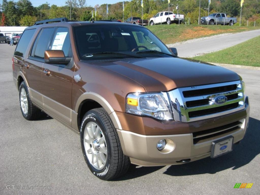 Golden Bronze Metallic 2011 Ford Expedition King Ranch 4x4 Exterior Photo #37887852