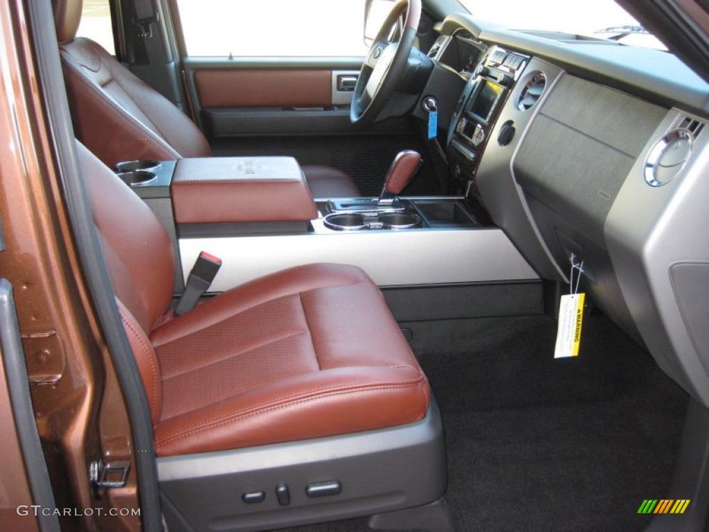 Chaparral Leather Interior 2011 Ford Expedition King Ranch 4x4 Photo #37888060