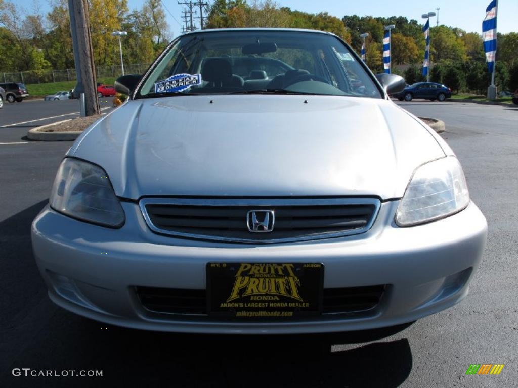 2000 Civic VP Sedan - Vogue Silver Metallic / Gray photo #4