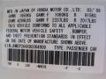 NH578: Taffeta White 2008 Honda Accord LX-P Sedan Color Code