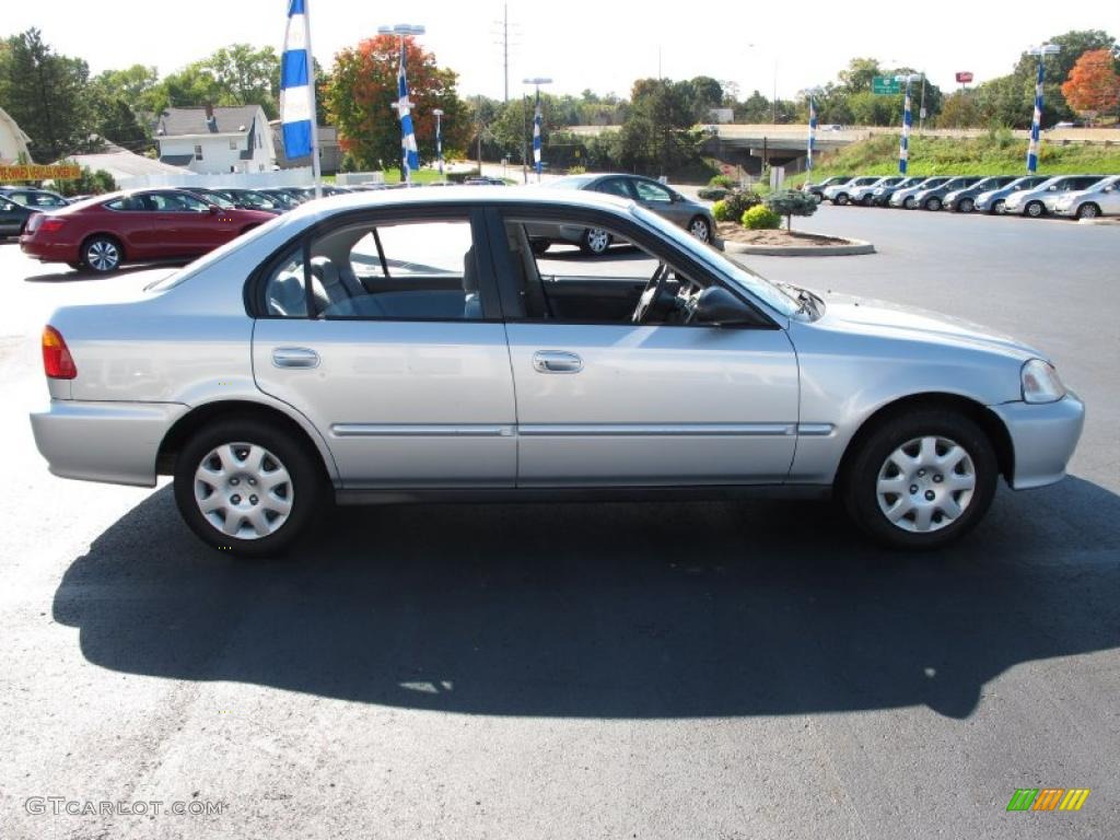 2000 Civic VP Sedan - Vogue Silver Metallic / Gray photo #6
