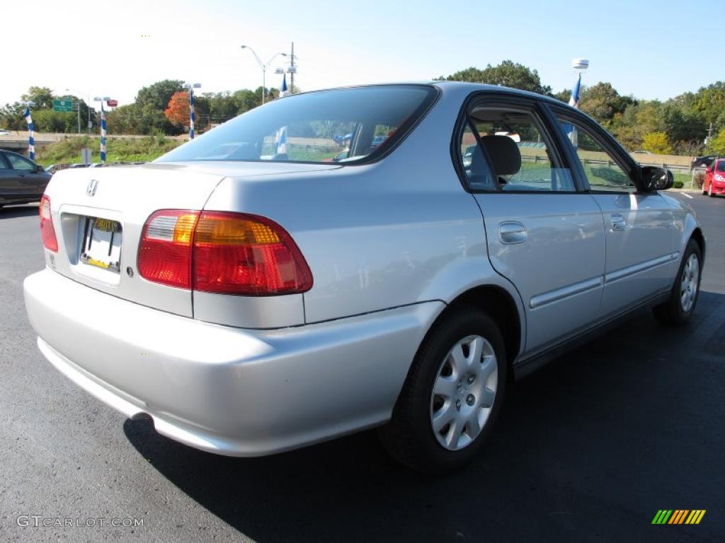 2000 Civic VP Sedan - Vogue Silver Metallic / Gray photo #7