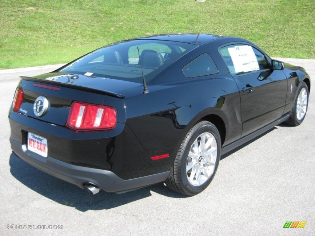 Ebony Black 2011 Ford Mustang V6 Premium Coupe Exterior Photo #37888344