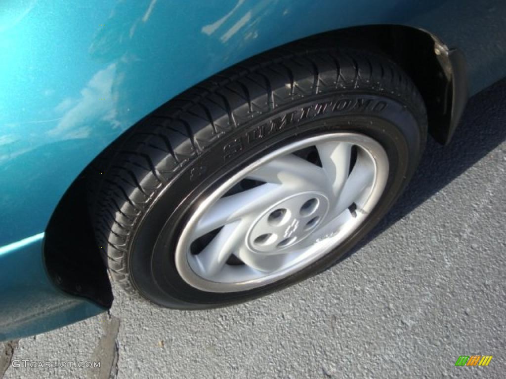 1997 Cavalier LS Sedan - Green Metallic / Neutral photo #7