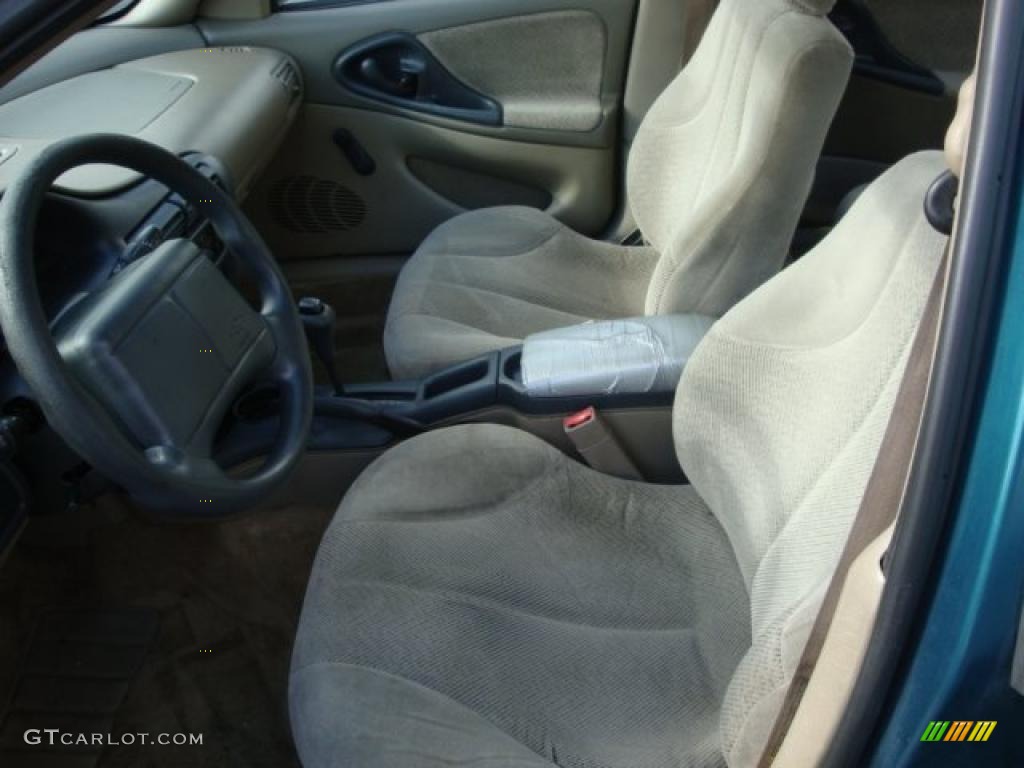 1997 Cavalier LS Sedan - Green Metallic / Neutral photo #8