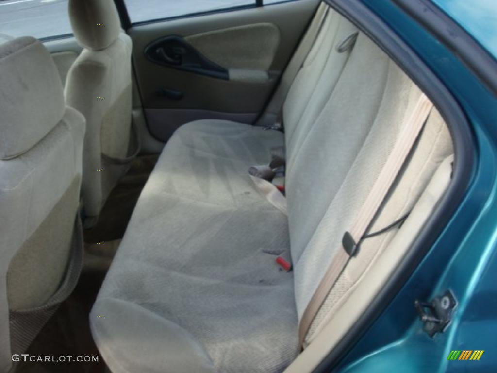 1997 Cavalier LS Sedan - Green Metallic / Neutral photo #9