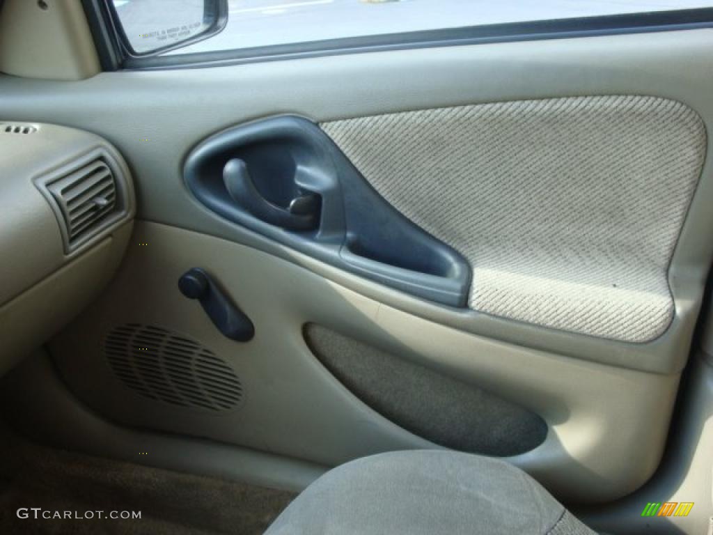 1997 Cavalier LS Sedan - Green Metallic / Neutral photo #13