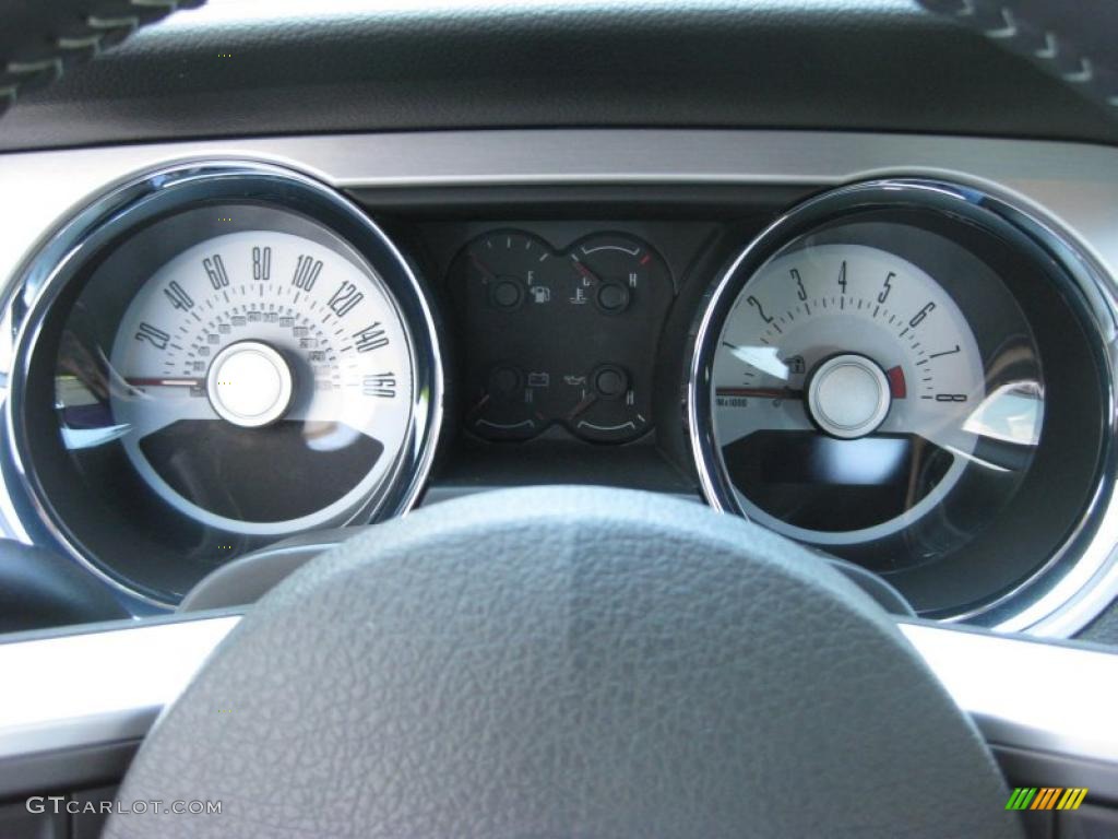 2011 Ford Mustang V6 Premium Coupe Gauges Photo #37888572