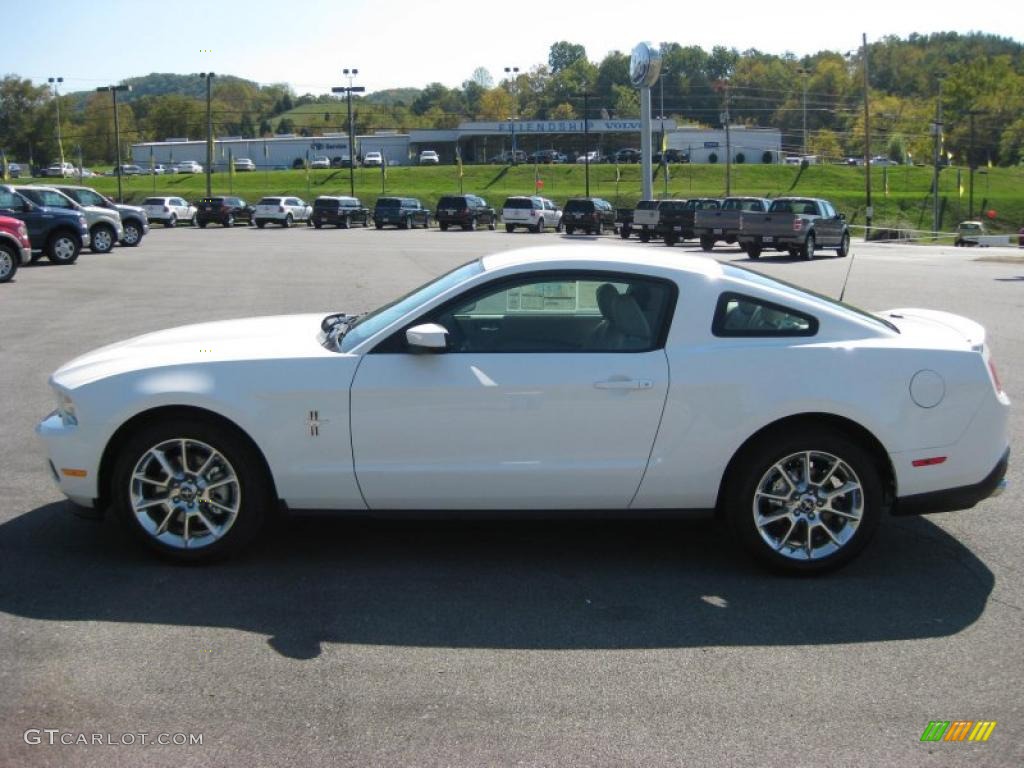 2011 Mustang V6 Premium Coupe - Performance White / Stone photo #1