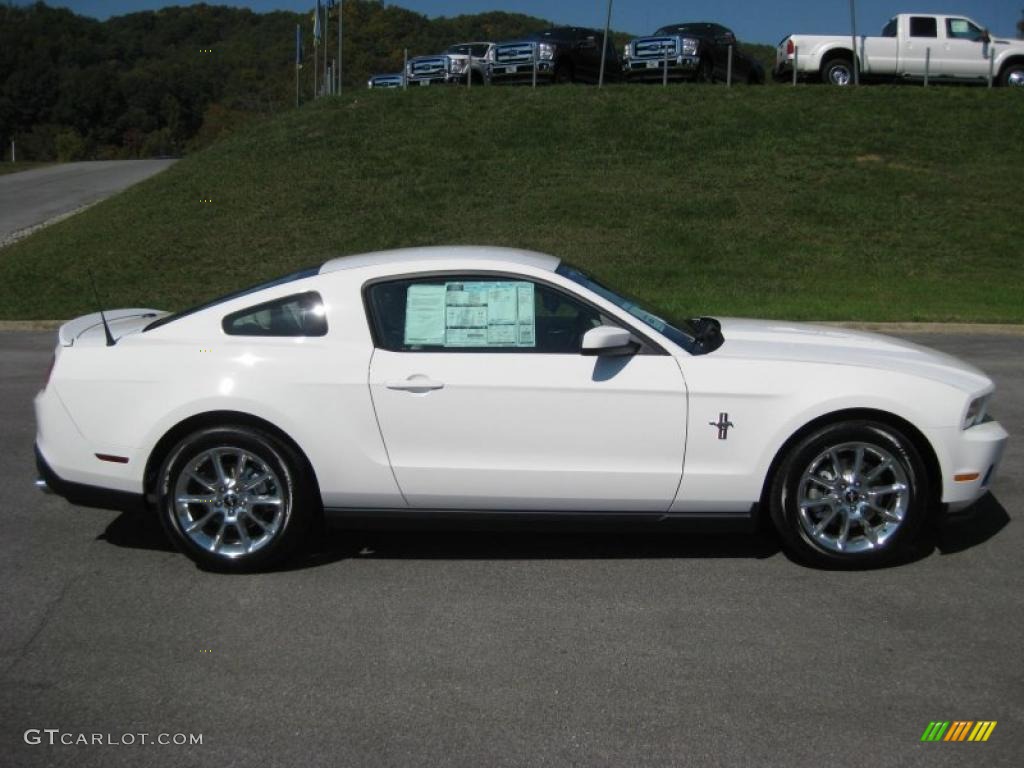 2011 Mustang V6 Premium Coupe - Performance White / Stone photo #5
