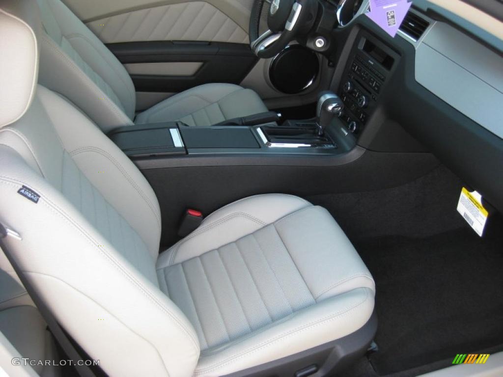 2011 Mustang V6 Premium Coupe - Performance White / Stone photo #15